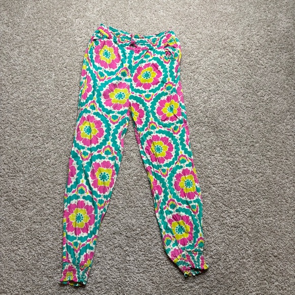 Mini Boden Girls Print Joggers - Picture 2 of 4